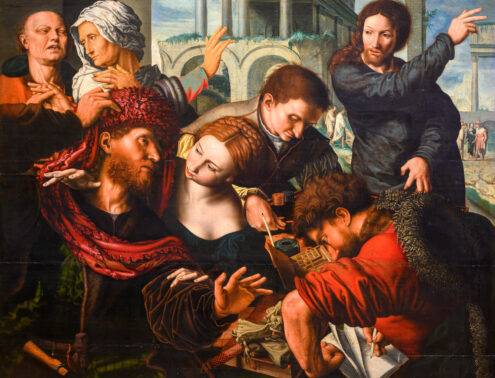 Vienna, Austria. 2019/10/23. "The Calling of the Apostle Matthew Vienna, Austria. 2019/10/23. "The Calling of the Apostle Matthew